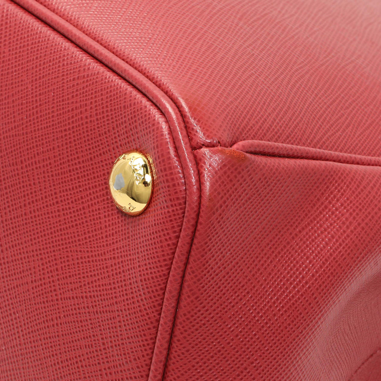 Prada Red Saffiano Lux Parabole Tote Handbags Prada