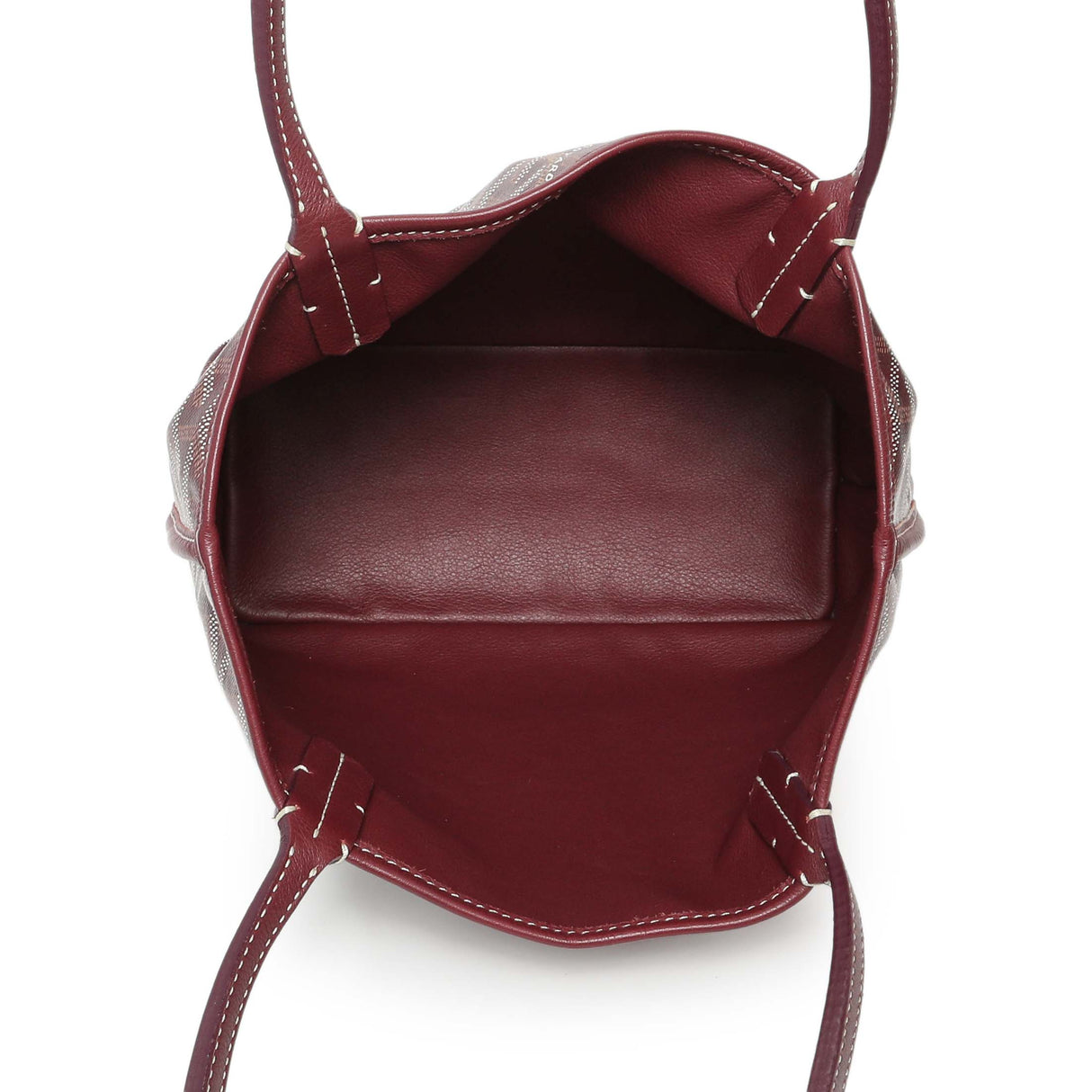 Goyard Burgundy Goyardine Reversible Mini Anjou Handbags Goyard