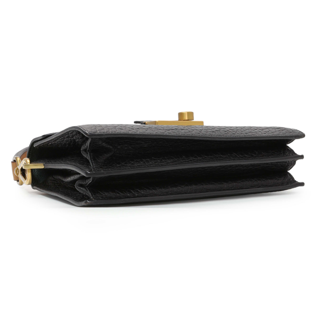 Prada Black Calfskin Berlino Sound Semitracolla Bag Handbags Prada
