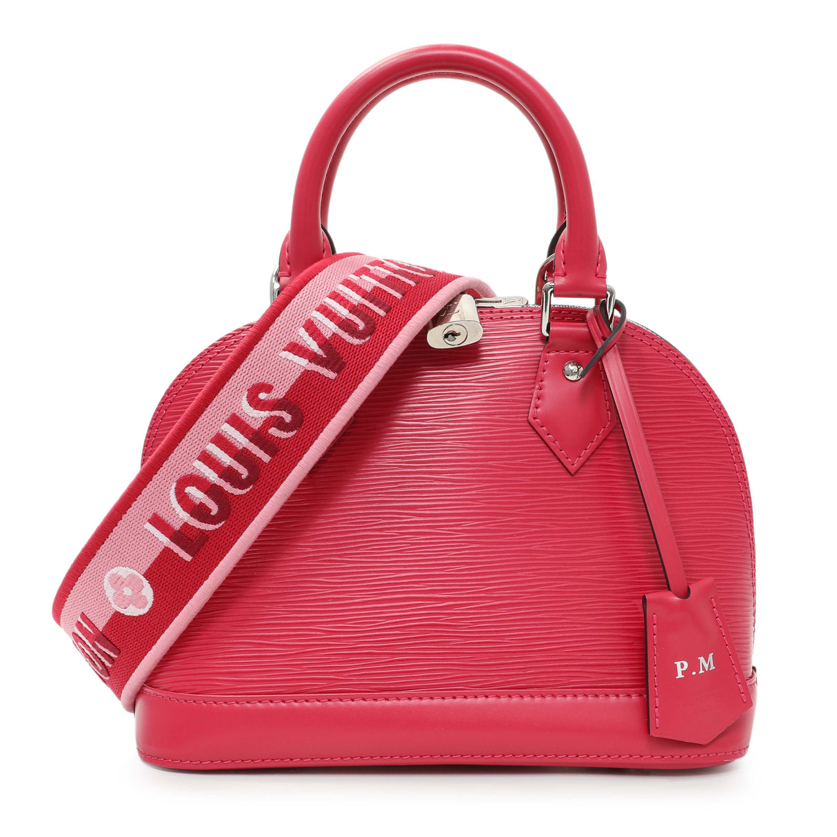 Louis Vuitton Rose Pondicherry Epi Jacquard Alma BB Handbags Louis Vuitton