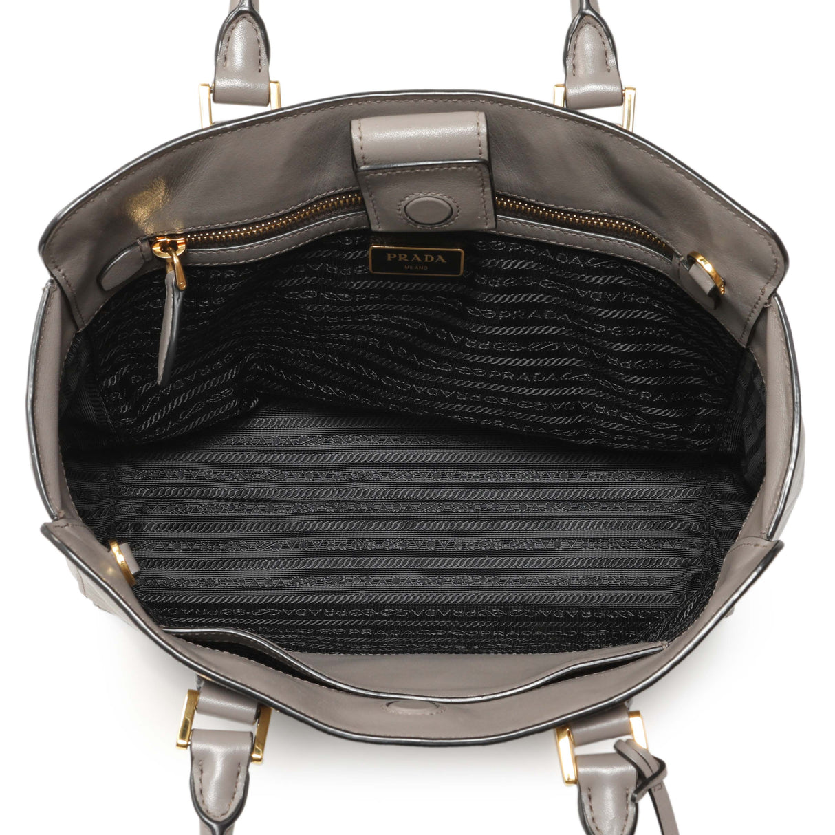 Prada Argilla Saffiano Soft Calf Tote Handbags Prada