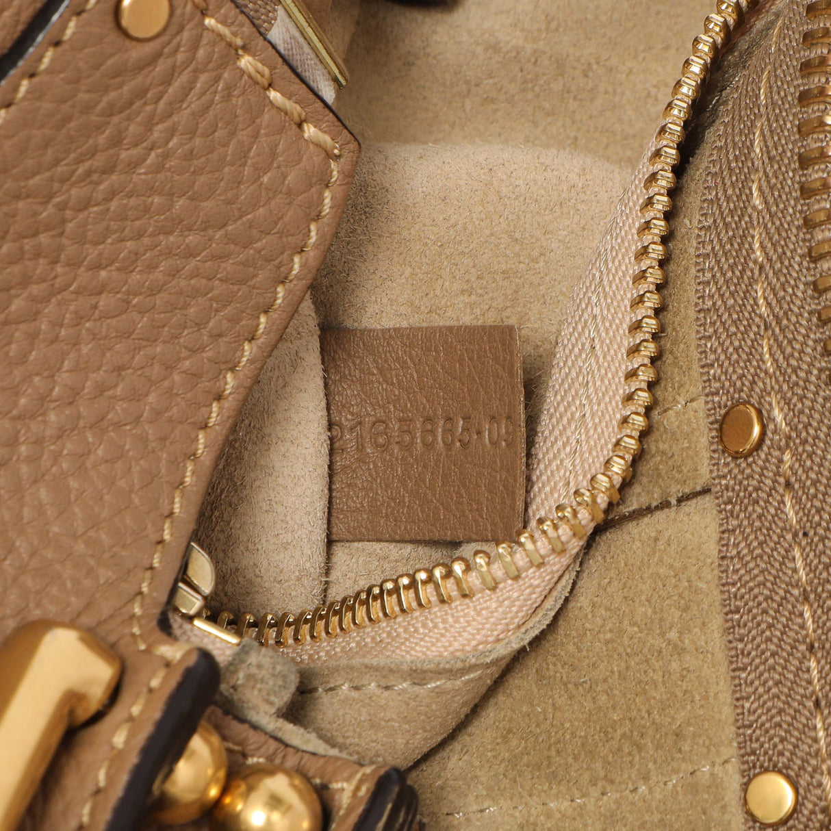 Chloe Nut Grained Calfskin Small Hayley Hobo Handbags Chloe