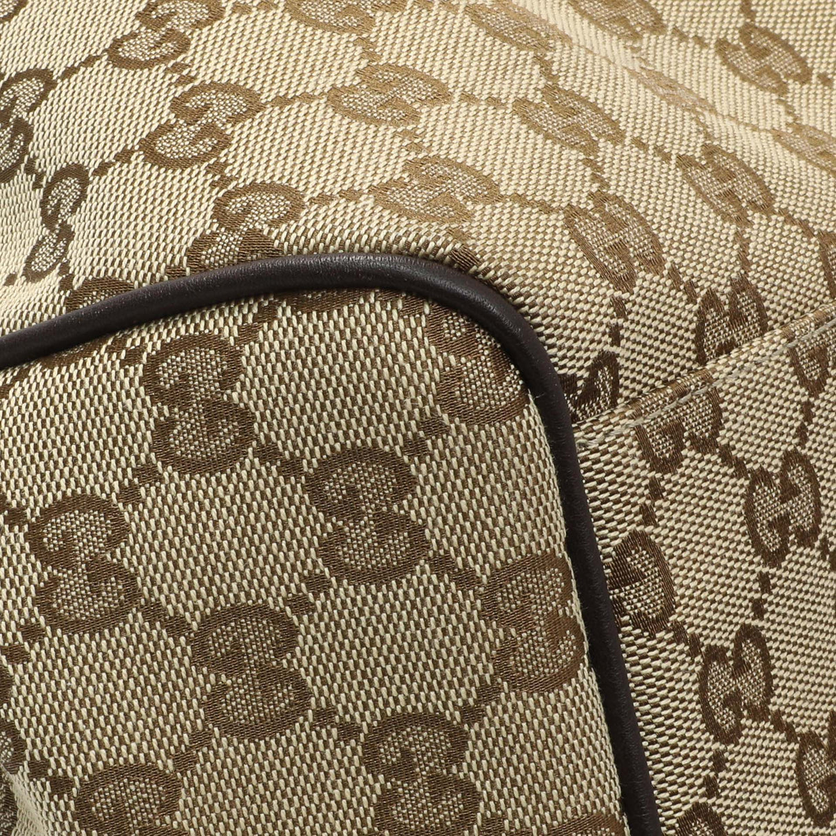 Gucci Brown Monogram Medium Sukey