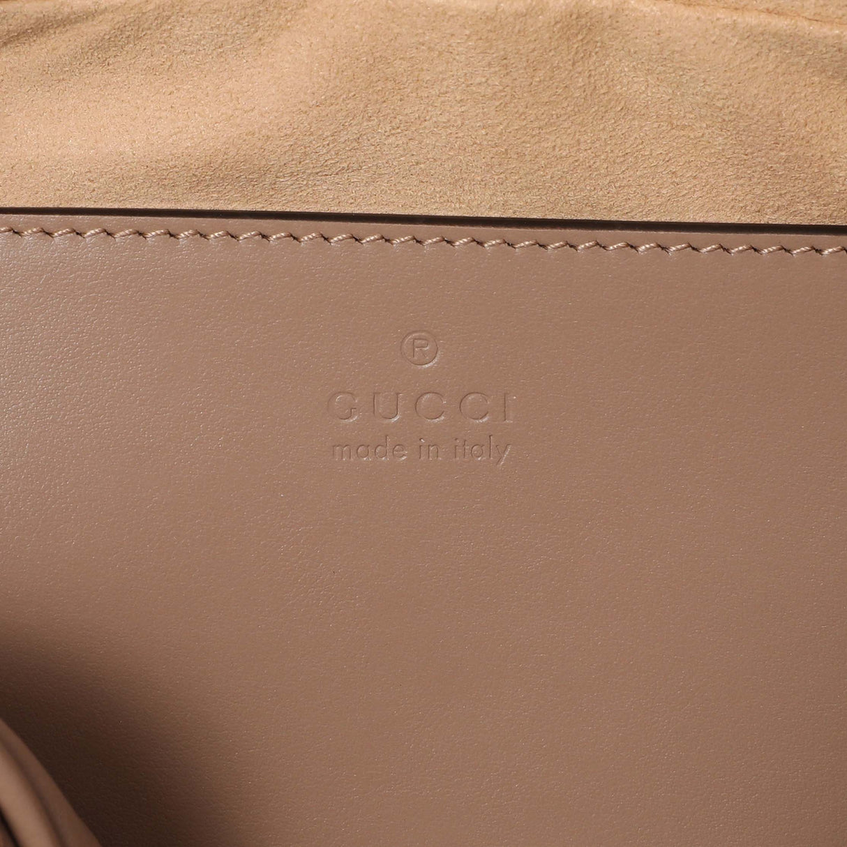 Gucci Porcelain Rose Calfskin Matelasse Small GG Marmont Chain Shoulder Bag Handbags Gucci