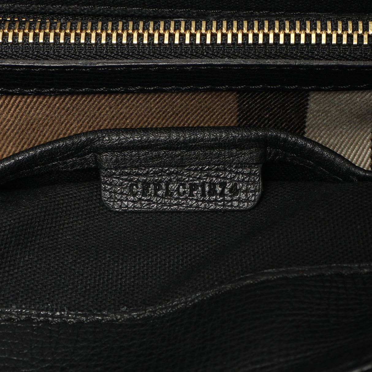 Burberry Black Derby Calfskin House Check Medium Camberley Handbags Burberry