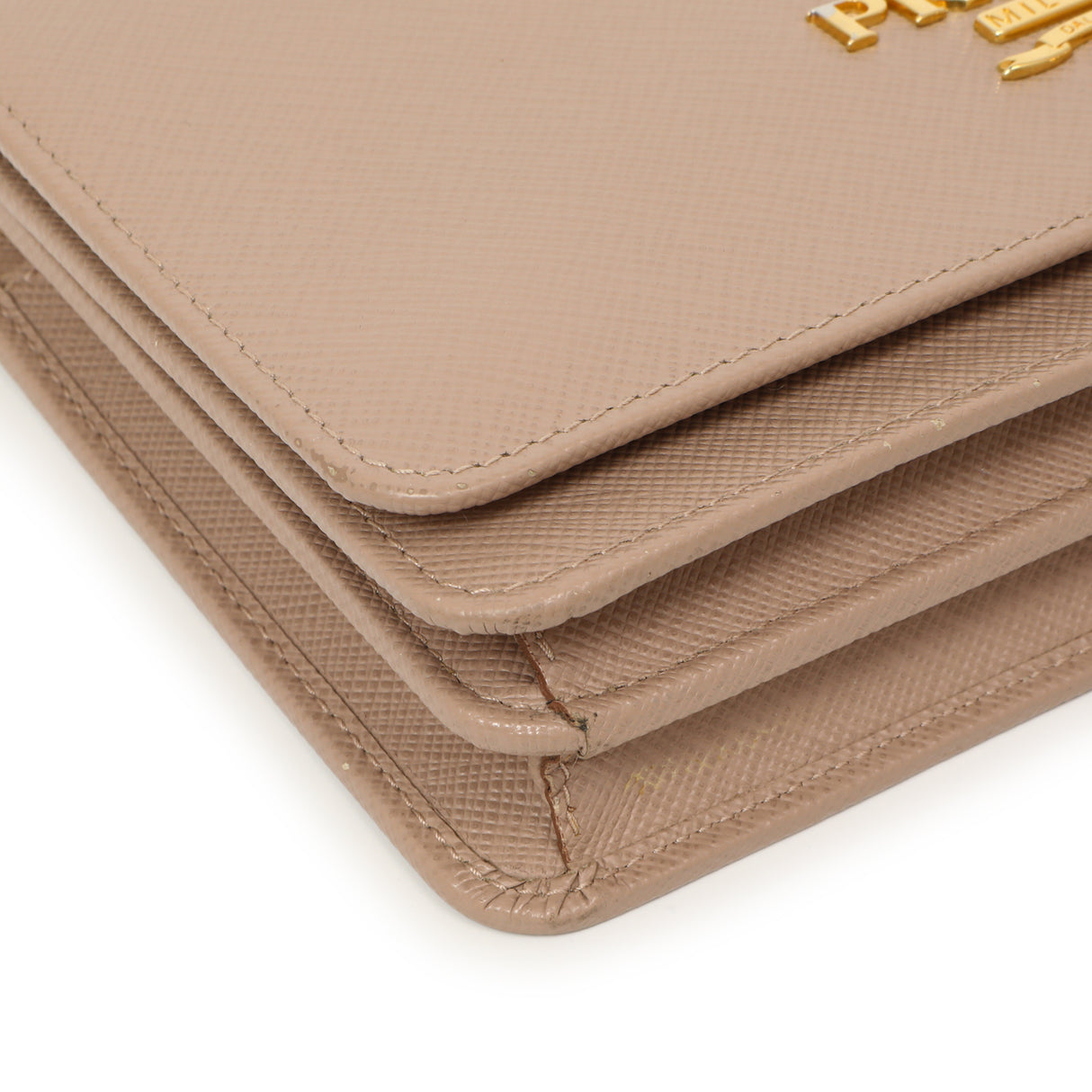 Prada Cammeo Saffiano Lux Chain Wallet Handbags Prada