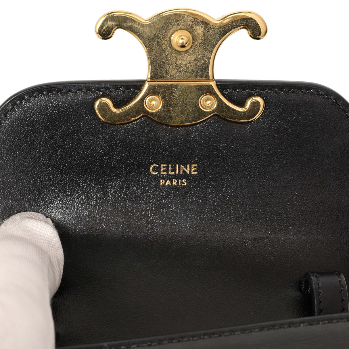 Celine Black Calfskin Mini Claude Handbags Celine