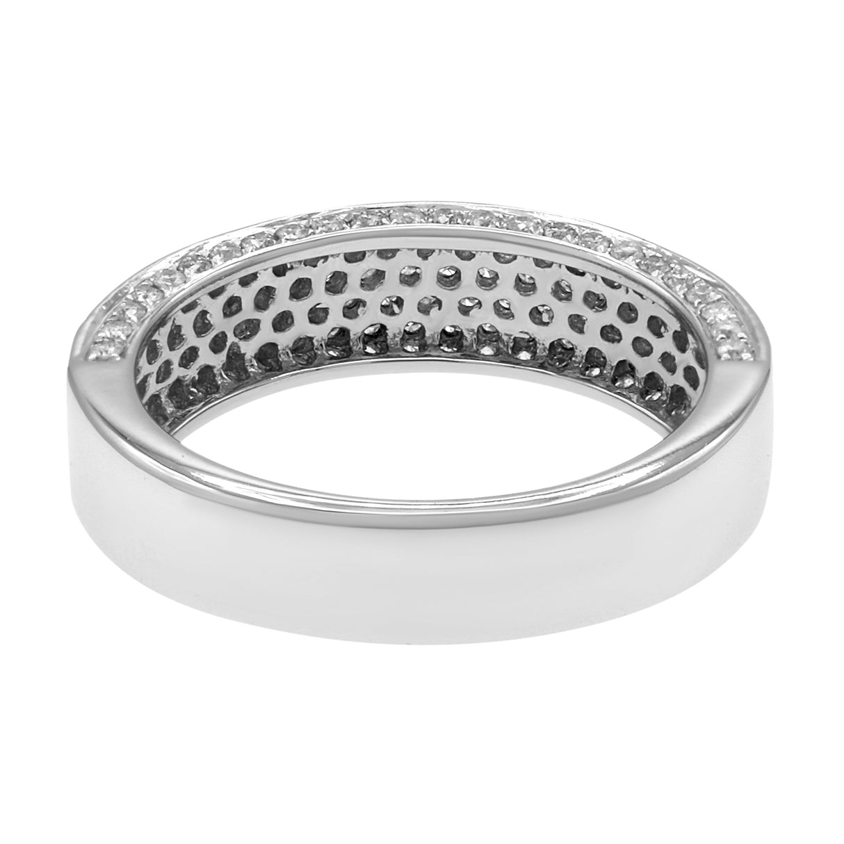 14K White Gold 0.74 Carat Diamond Band Fine Jewellery Modaselle