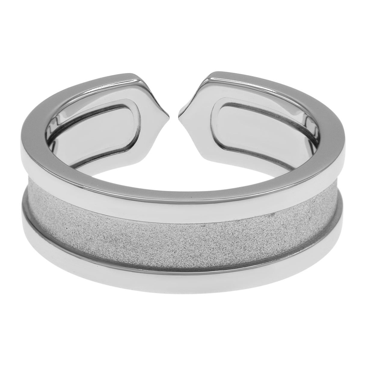 Cartier 18K White Gold Diamond C de Cartier Ring Designer Jewellery Cartier