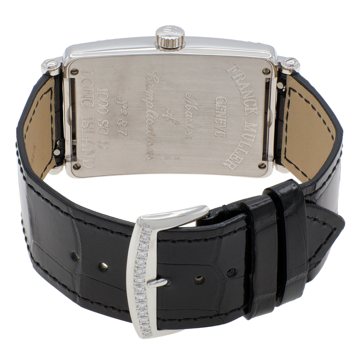 Franck Muller 18K White Gold Diamond Long Island 1000 SC D Watches Franck Muller