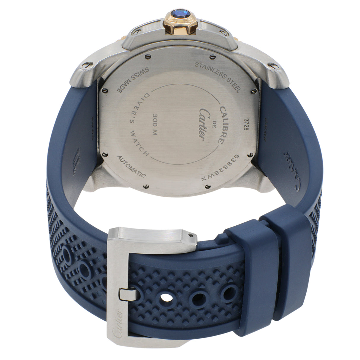 Cartier Stainless Steel 18K Rose Gold Calibre de Cartier Diver W2CA0009 Watches Cartier