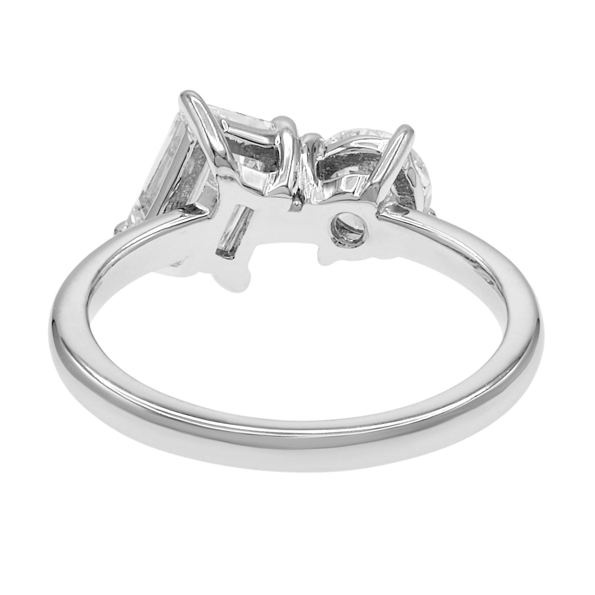 18K White Gold Toi et Moi Diamond Ring Fine Jewellery Modaselle