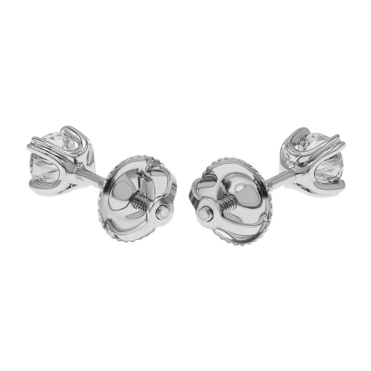 14k White Gold 0.50 Carat Diamond Studs Fine Jewellery Modaselle