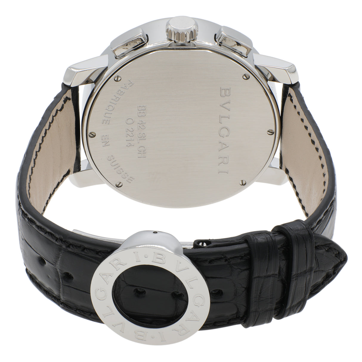 Bulgari Stainless Steel Chronograph Automatic BB 42 SL CH Watches Bulgari