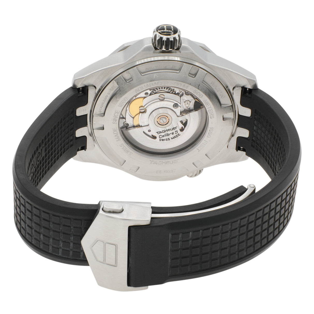 Tag Heuer Stainless Steel 18K Rose Gold Aquaracer 500M WAJ2150 Watches Tag Heuer