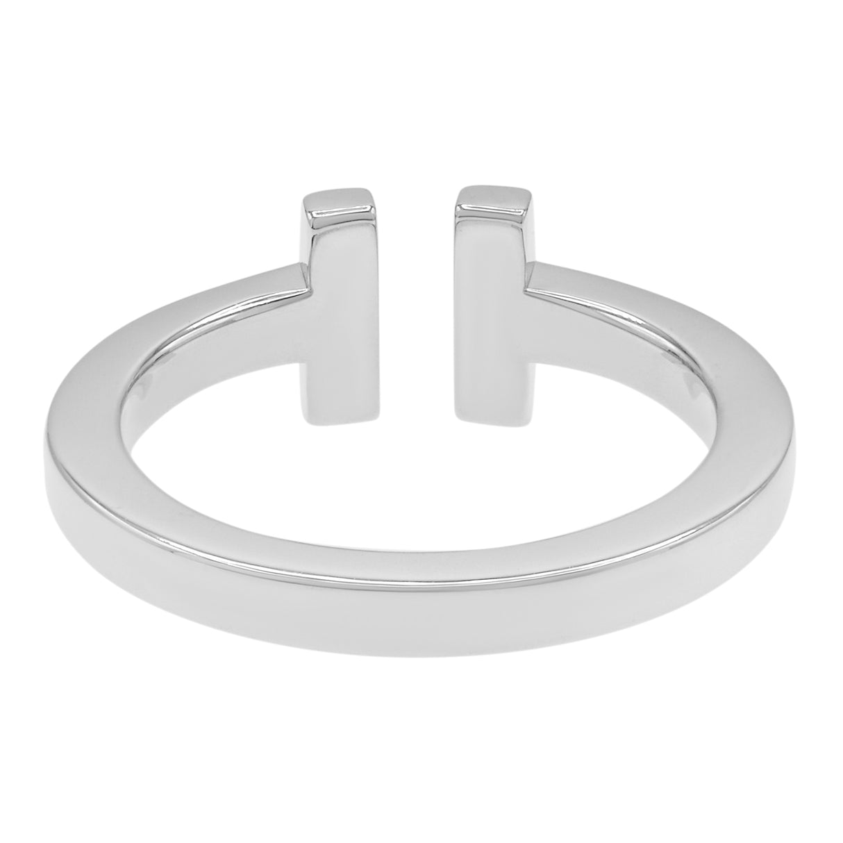 Tiffany & Co. Sterling Silver T Square Ring Designer Jewellery Tiffany and Co