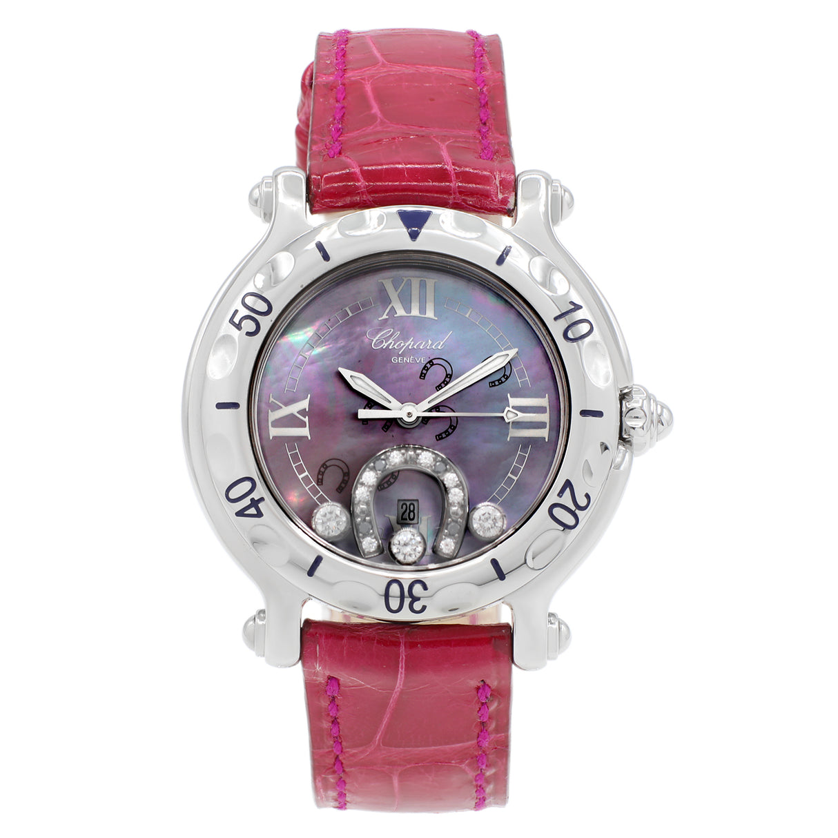 Chopard Stainless Steel Happy Sport Watch 27/8423 Watches Chopard