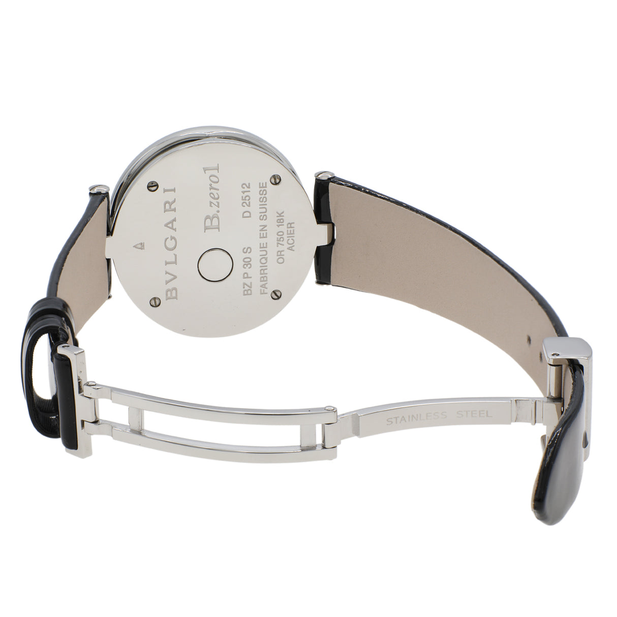 Bulgari Stainless Steel B.Zero1 Quartz Watch Watches Bulgari