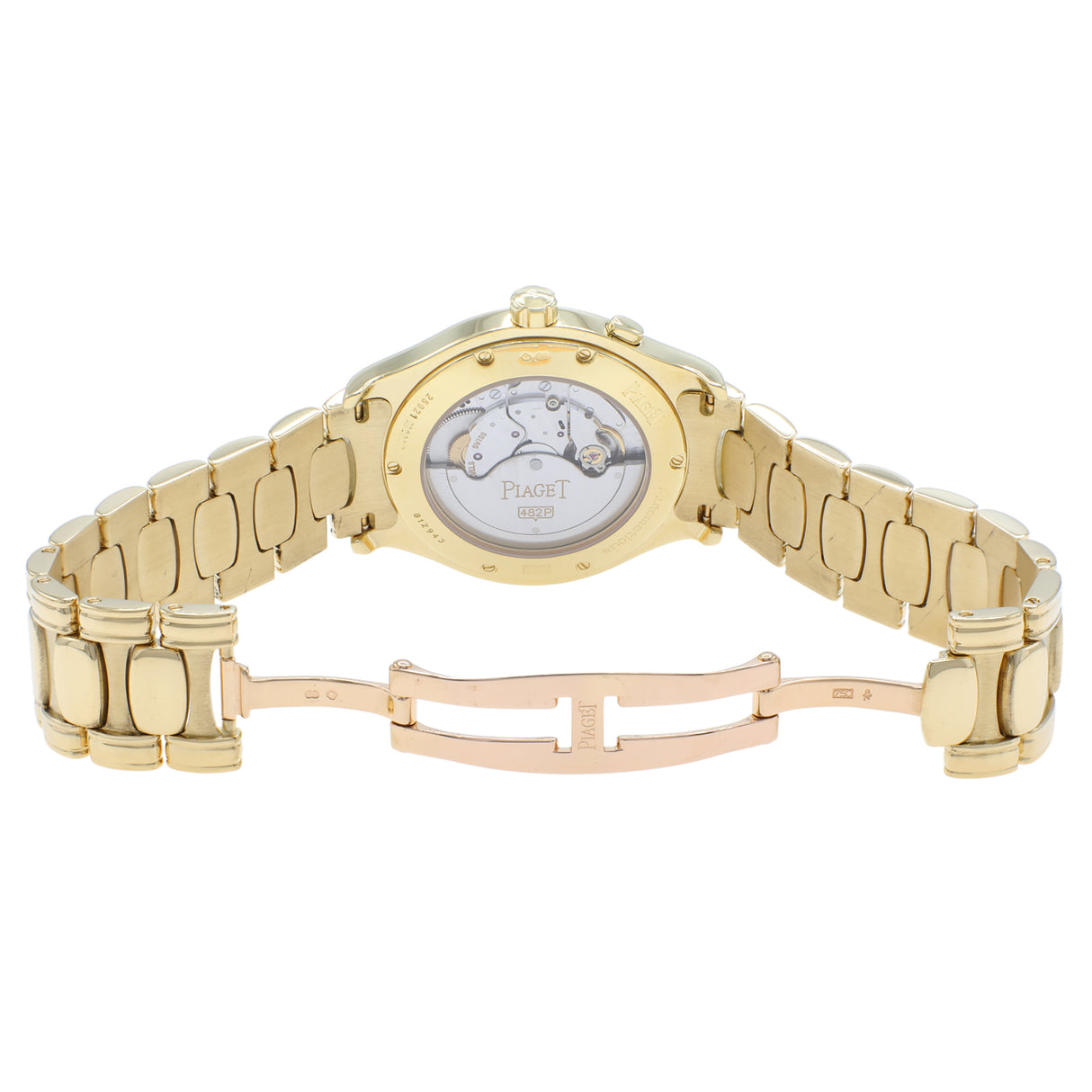 Piaget 18K Yellow Gold Citea GMT Dual Time 26021 Watches Piaget