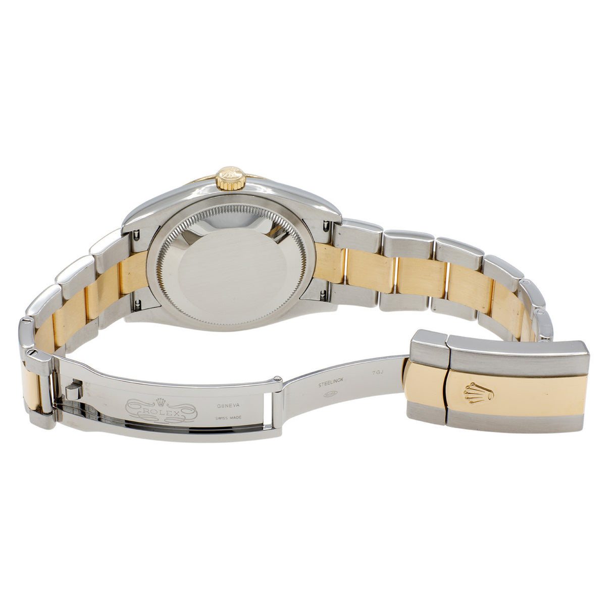 Rolex 18K Yellow Gold Stainless Steel Diamond Datejust 36 126233 Watches Rolex