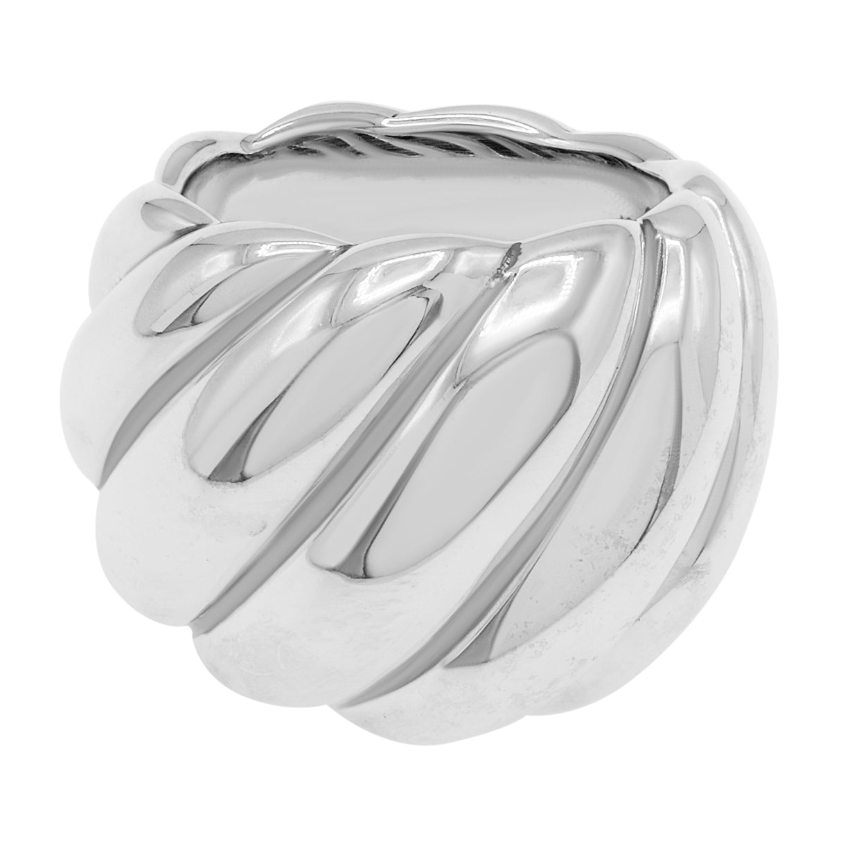 David Yurman Sterling Silver Sculpted Cable Ring Designer Jewellery David Yurman