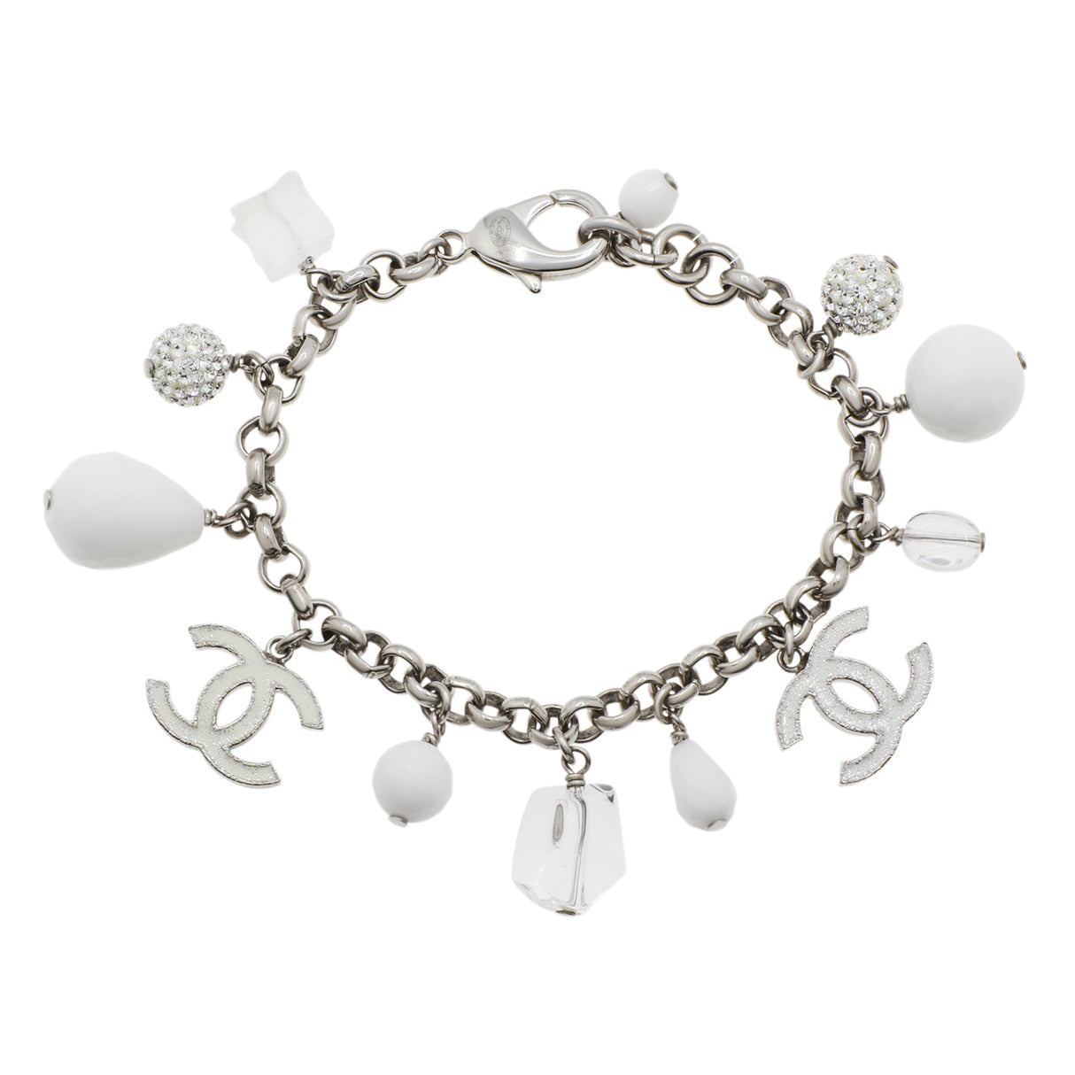 Chanel CC Crystal Charm Bracelet Bracelets Chanel