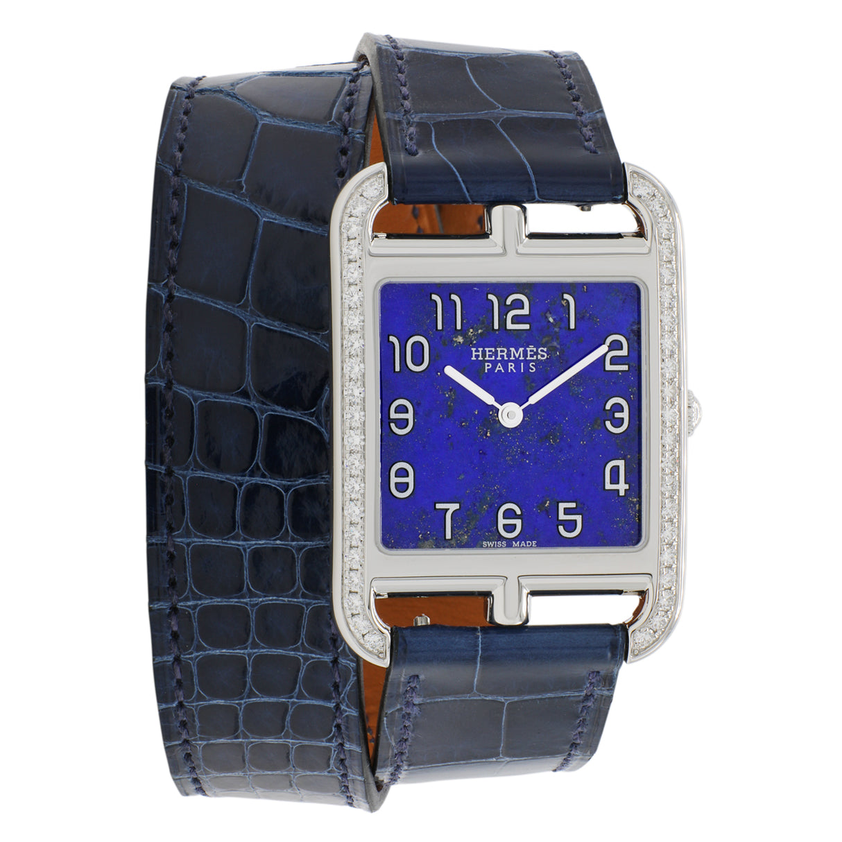 Hermes Stainless Steel Diamond Cape Cod CC3.730 Watches Hermes