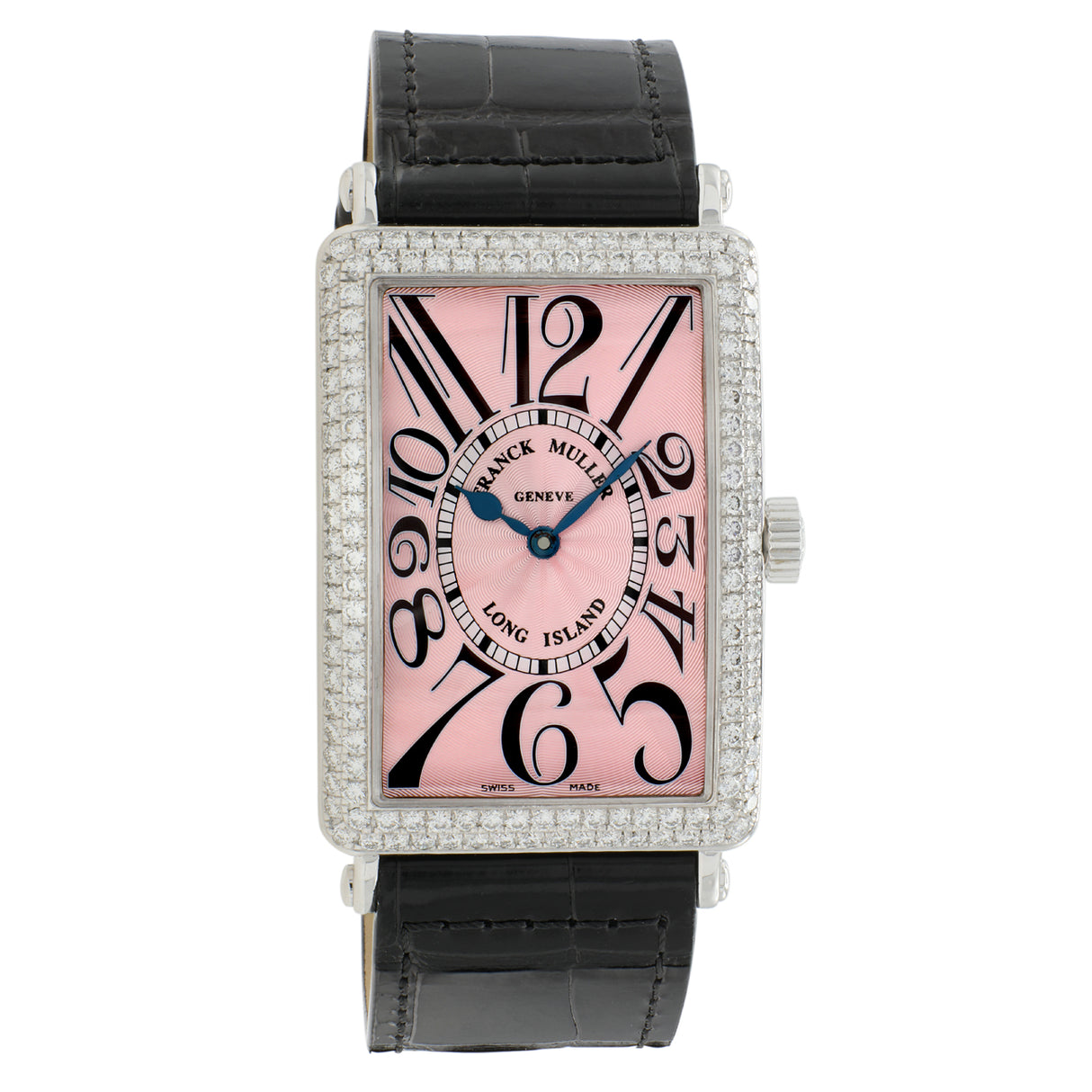 Franck Muller 18K White Gold Diamond Long Island 1000 SC D Watches Franck Muller