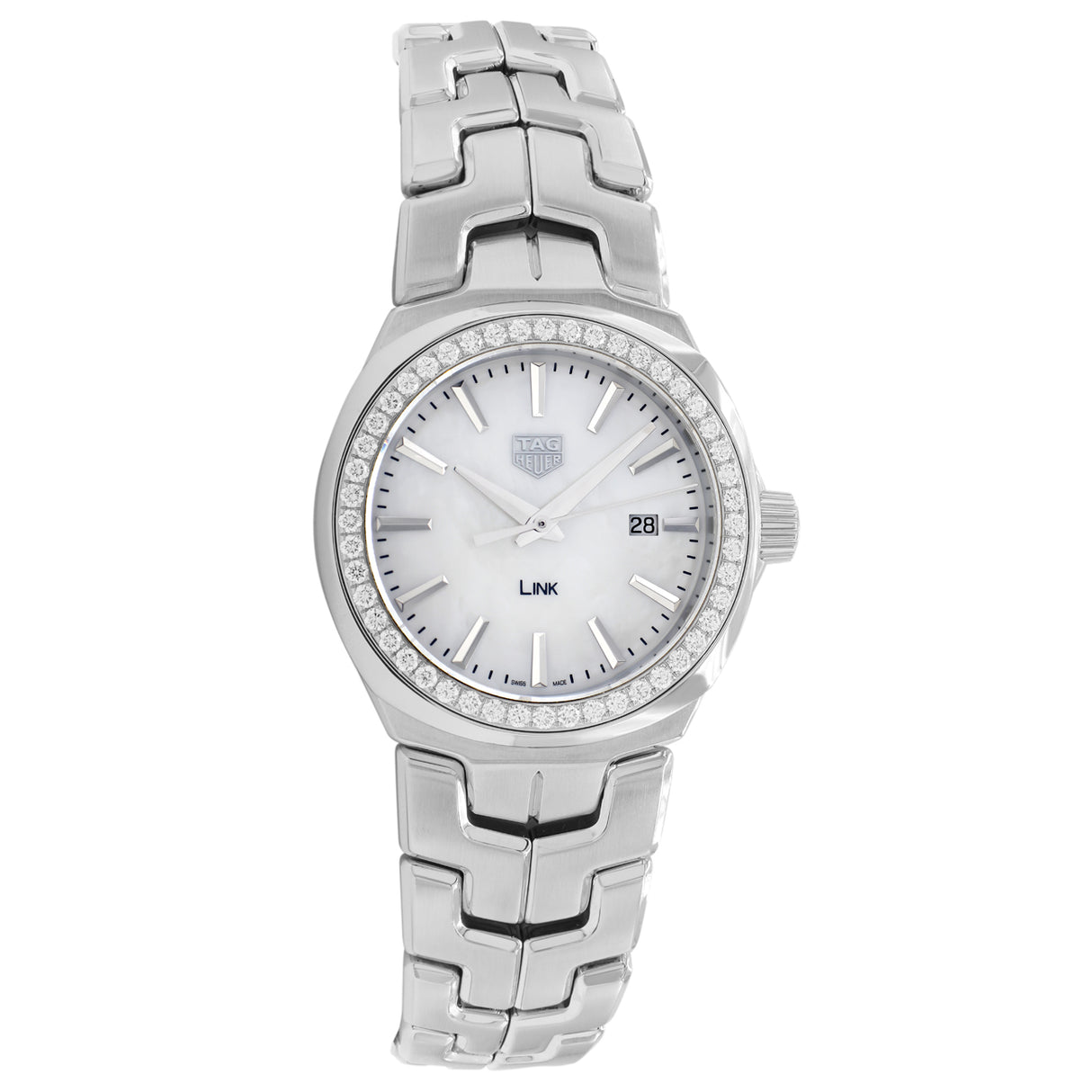 Tag Heuer Stainless Steel Diamond Link Quartz WBC1314.BA0600 Watches Tag Heuer