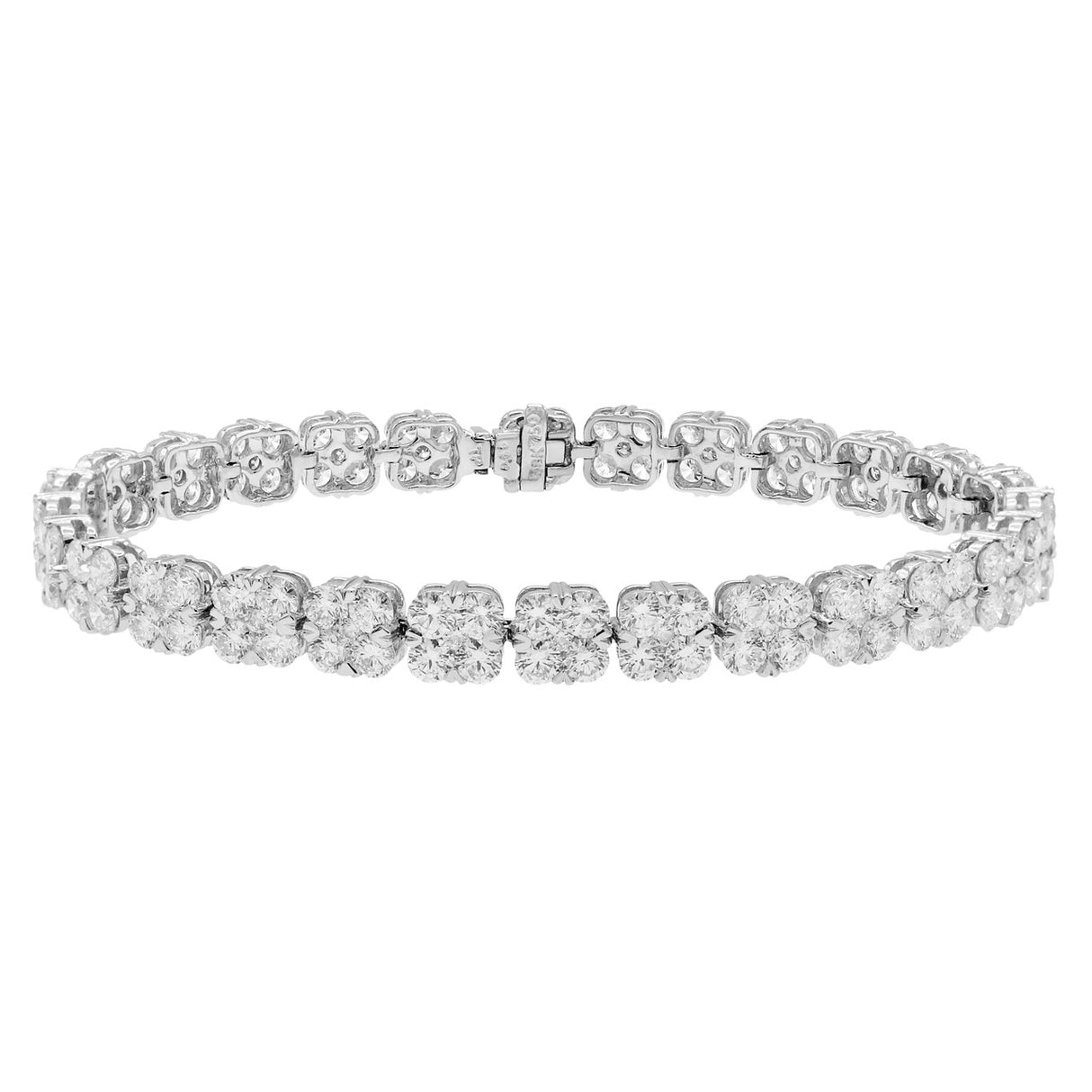18K White Gold 8.45 Carat Diamond Bracelet Fine Jewellery Modaselle