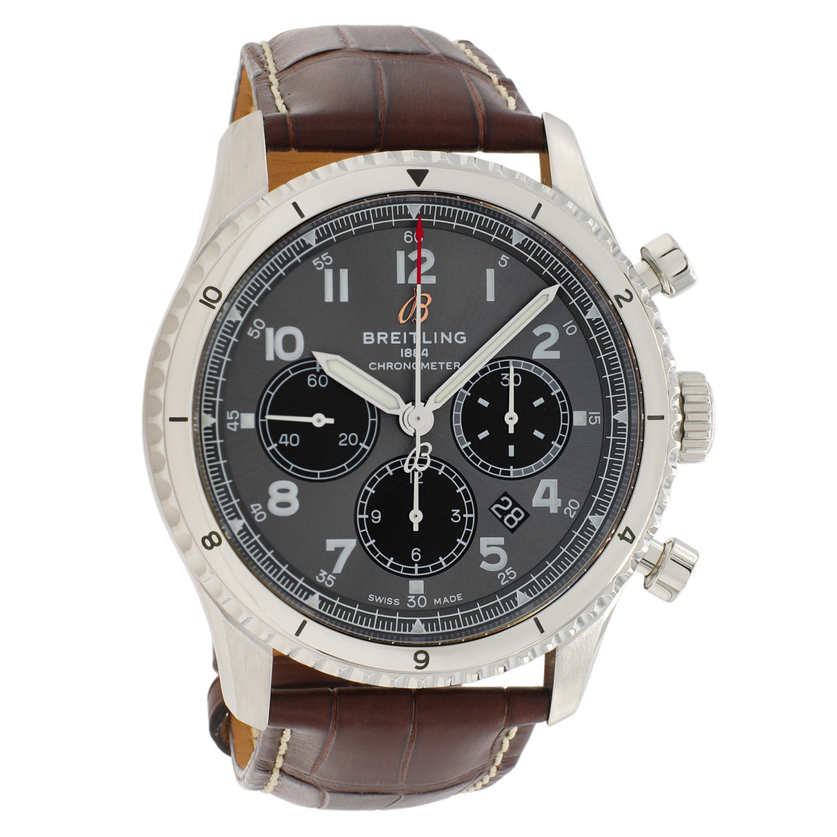 Breitling Stainless Steel Aviator 8 B01 Chronograph AB0119131B1P2 Watches Breitling