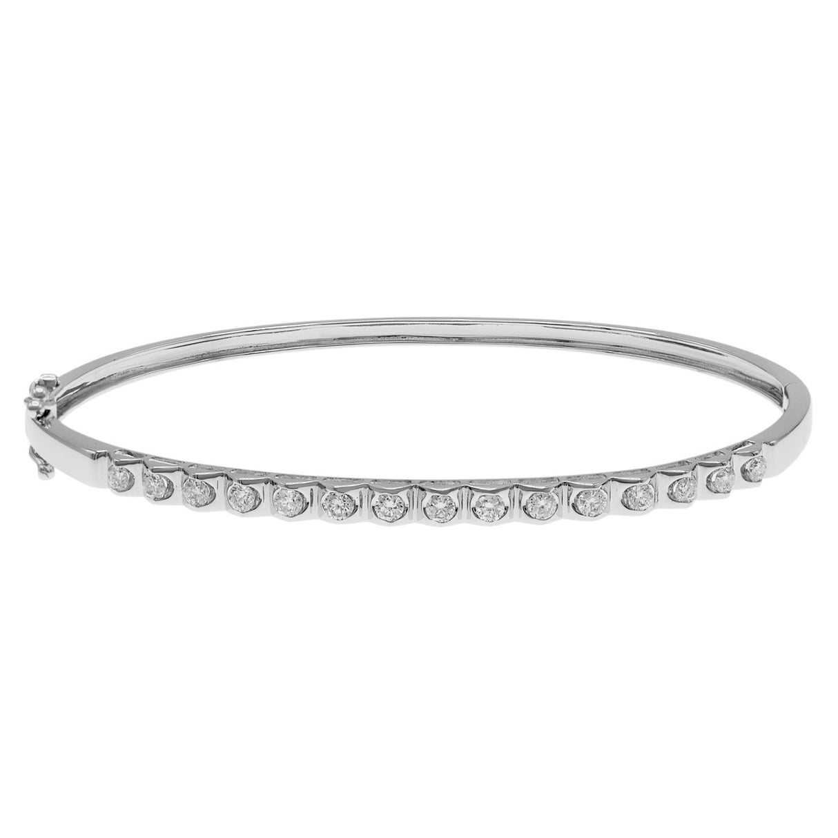 18K White Gold 0.60 Carat Diamond Bracelet Fine Jewellery Modaselle