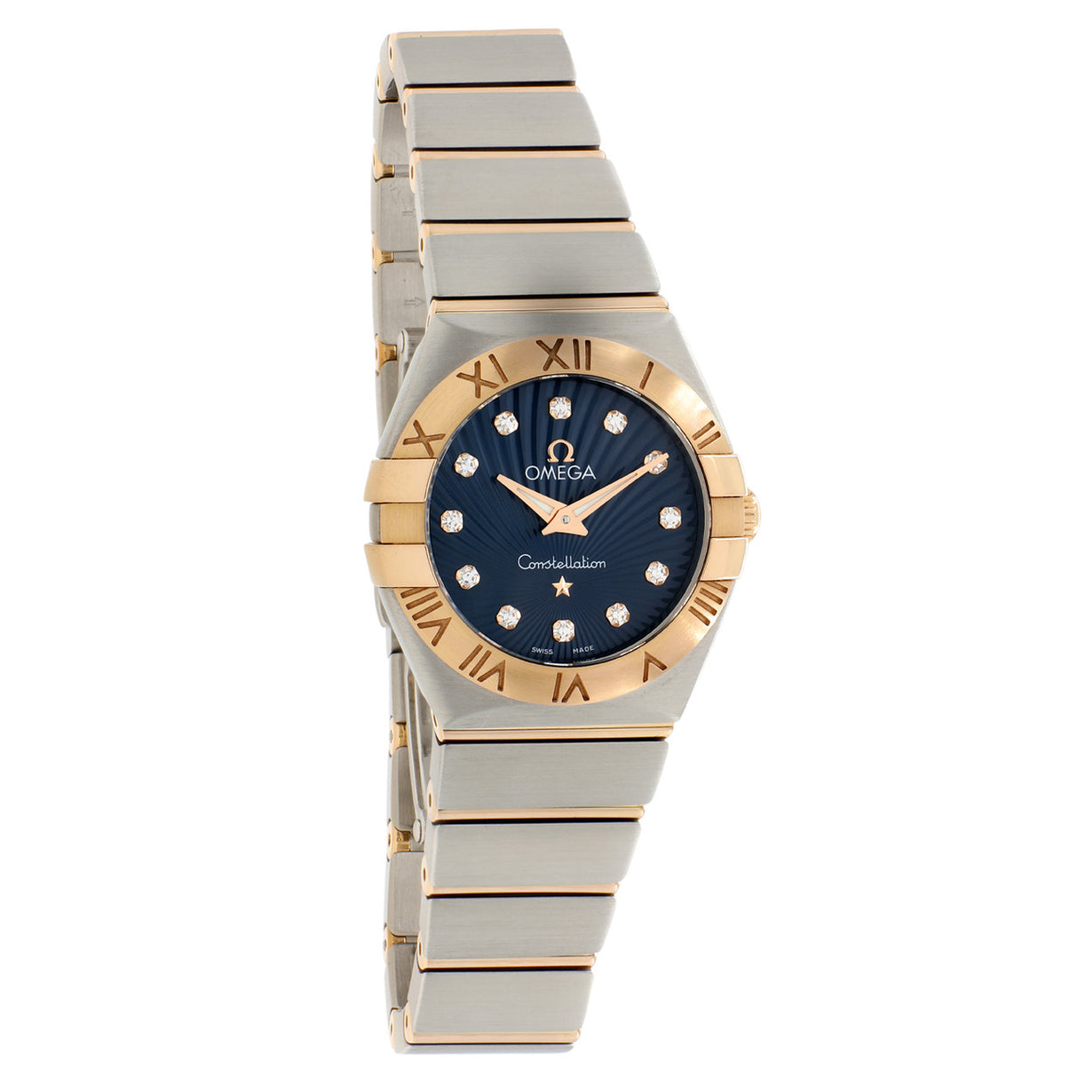 Omega Stainless Steel 18K Rose Gold Constellation 123.20.24.60.53.001 Watches Omega