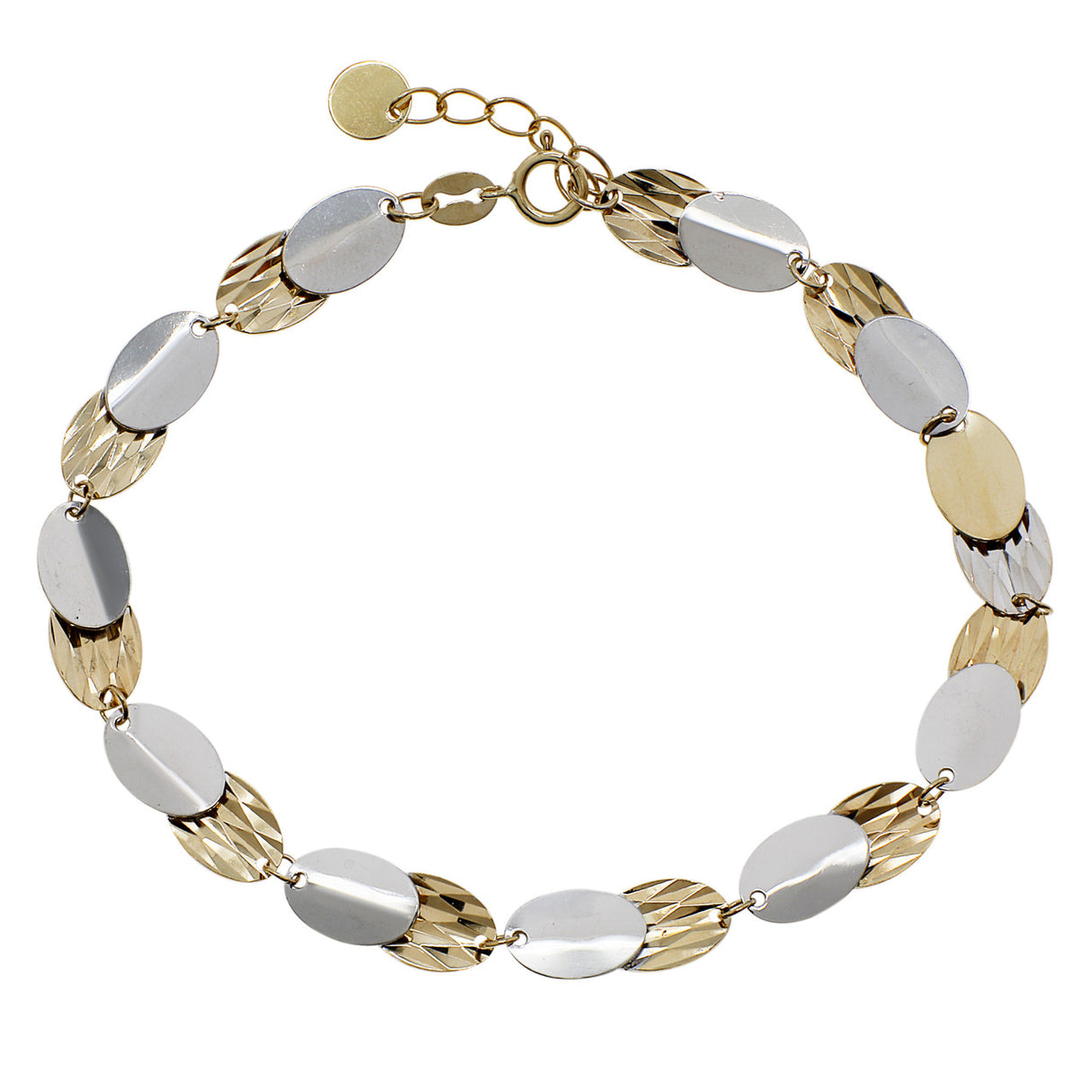 14K Yellow/White Gold Bracelet Fine Jewellery Modaselle