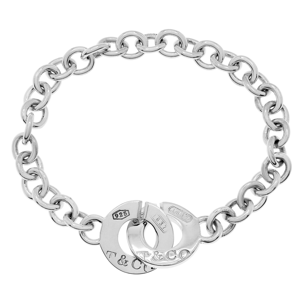 Tiffany & Co. Sterling Silver 1837 Bracelet Designer Jewellery Tiffany and Co