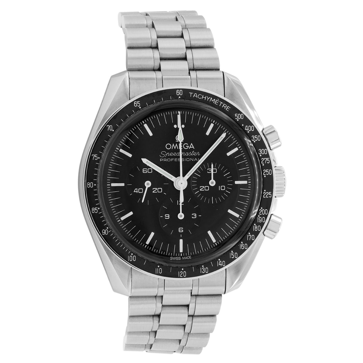 Omega Stainless Steel Speedmaster Professional Moonwatch 310.30.42.50.01.001 Watches Omega