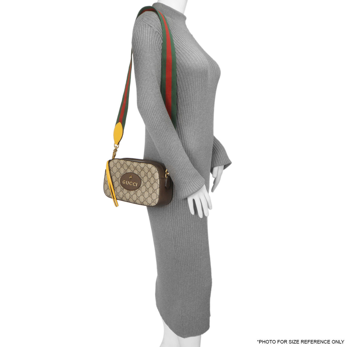 Gucci GG Supreme Monogram Web Neo Vintage Shoulder Bag Handbags Gucci