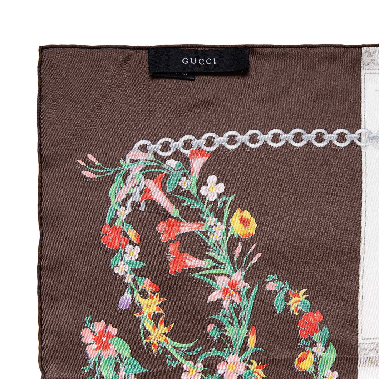 Gucci Silk Monogram Square Scarf Accessories Gucci