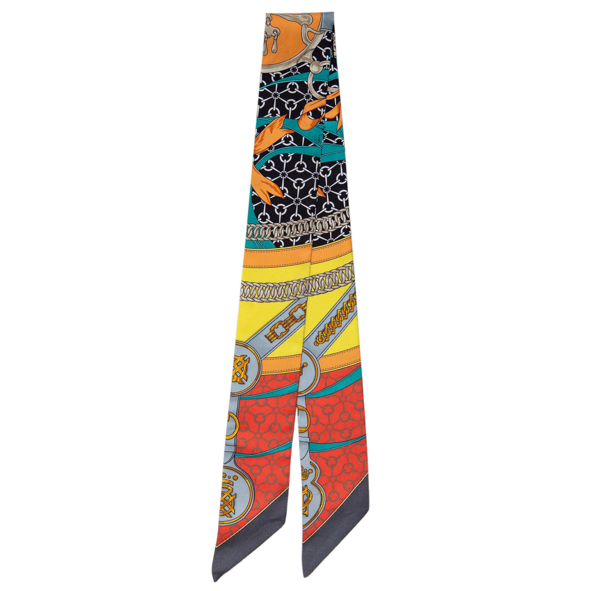 Hermes Silk La Promenade Du Matin Twilly Accessories Hermes