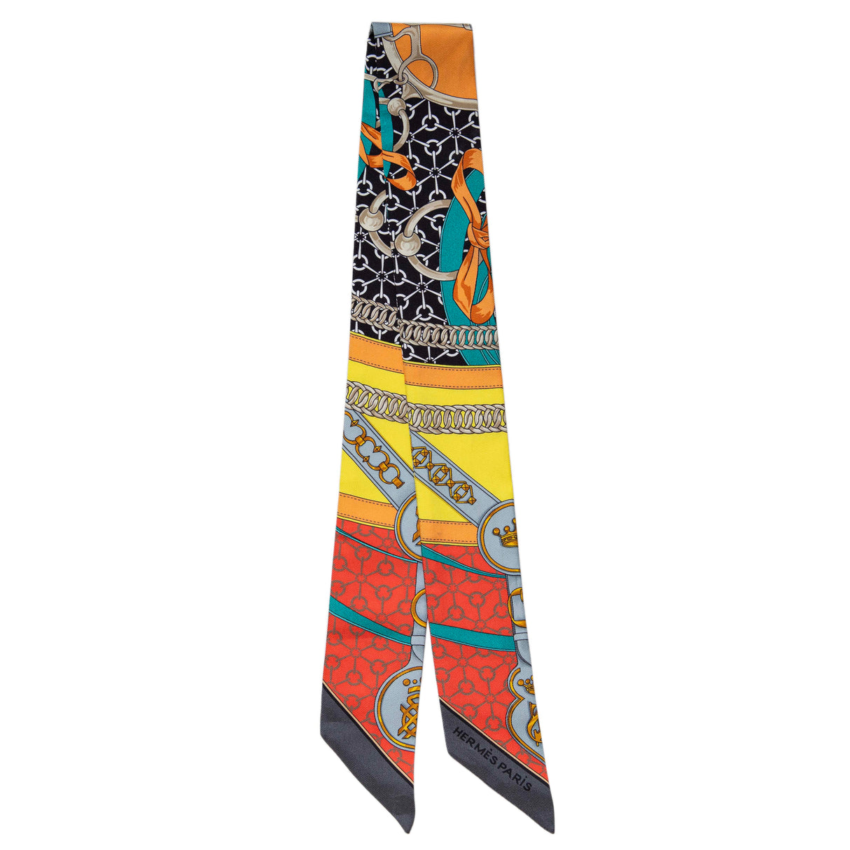 Hermes Silk La Promenade Du Matin Twilly Accessories Hermes