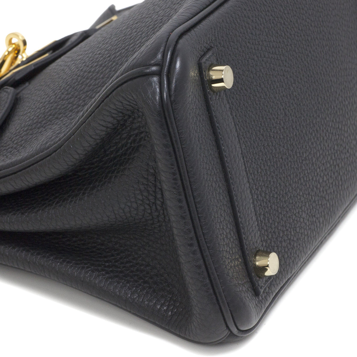 Hermes Black Clemence Birkin 25 Hermes