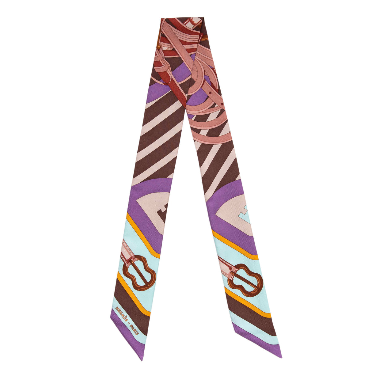 Hermes Silk Coaching Twilly Accessories Hermes