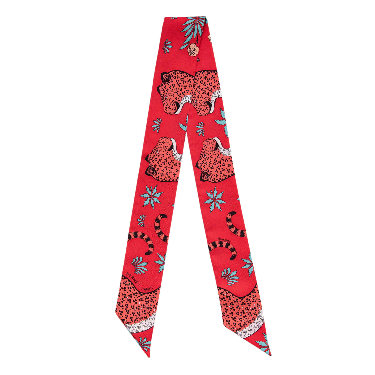 Hermes Silk Les Leopards Twilly Accessories Louis Vuitton