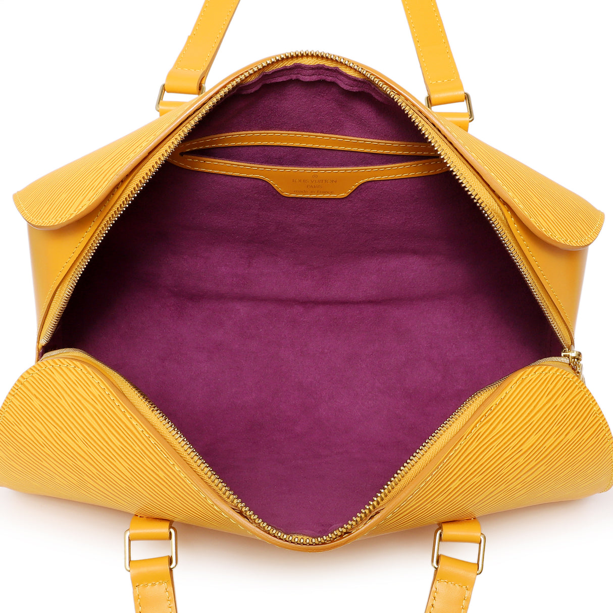 Louis Vuitton Yellow Epi Soufflot Handbags Louis Vuitton