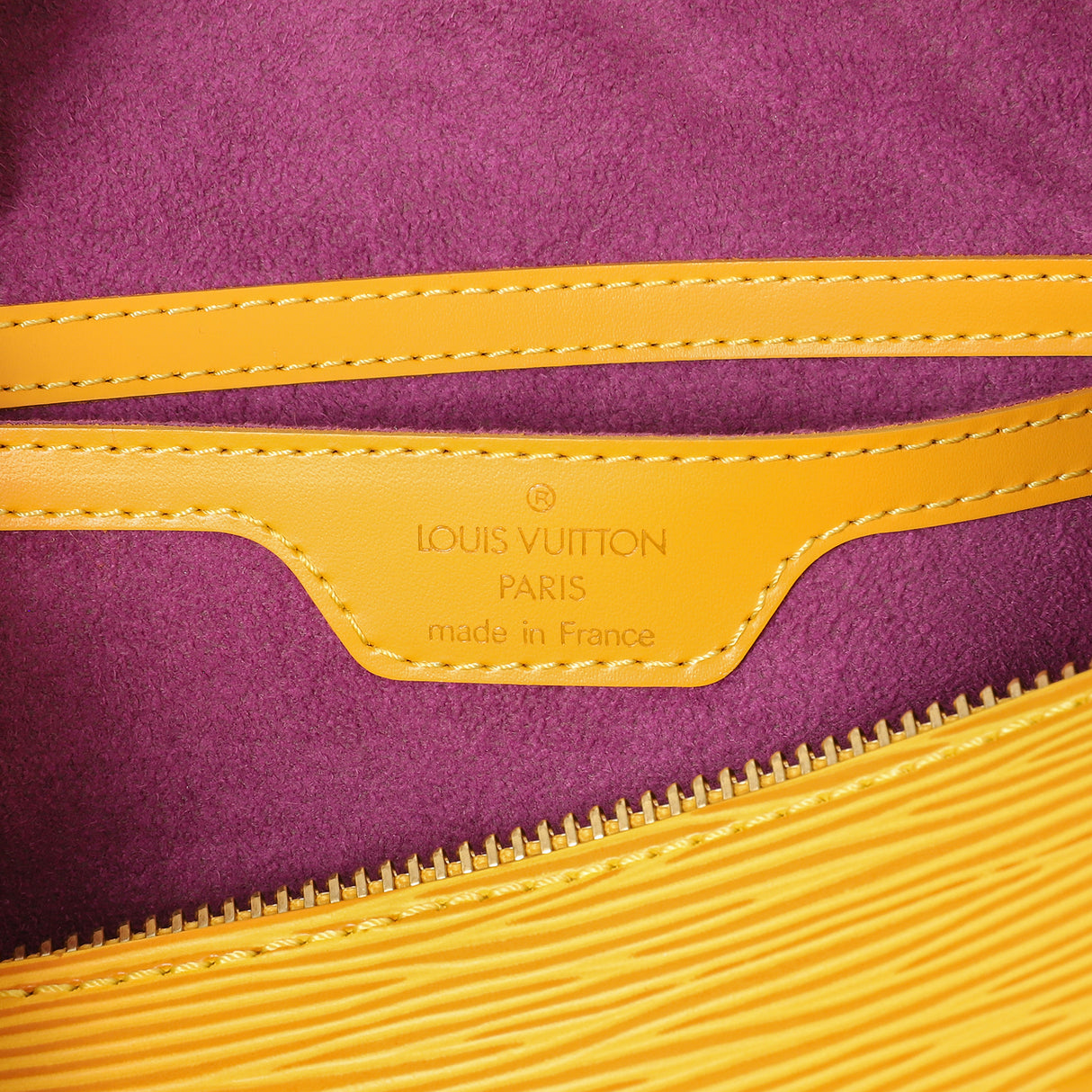 Louis Vuitton Yellow Epi Soufflot Handbags Louis Vuitton