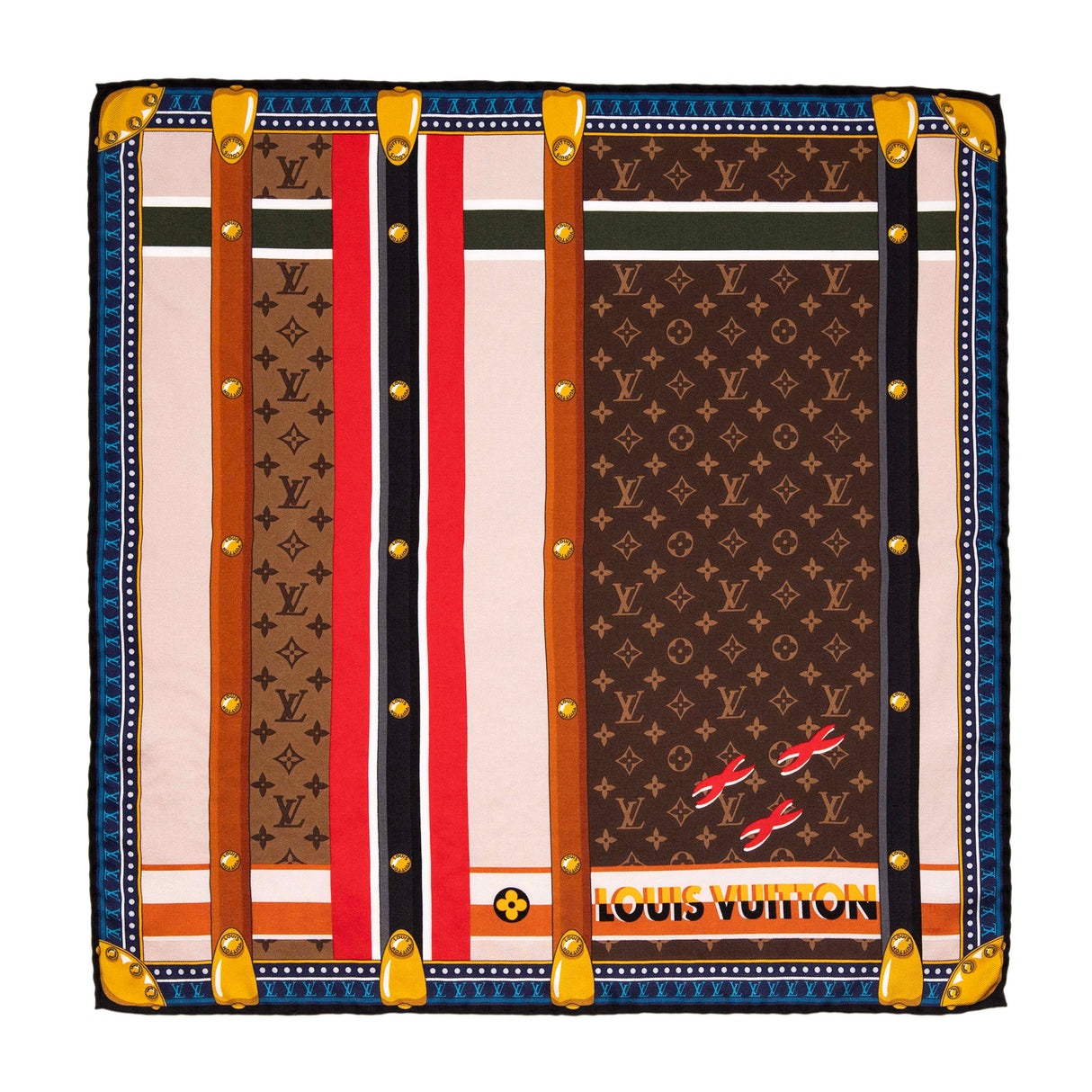 Louis Vuitton Silk Trunk In Love Square 45 Accessories Louis Vuitton