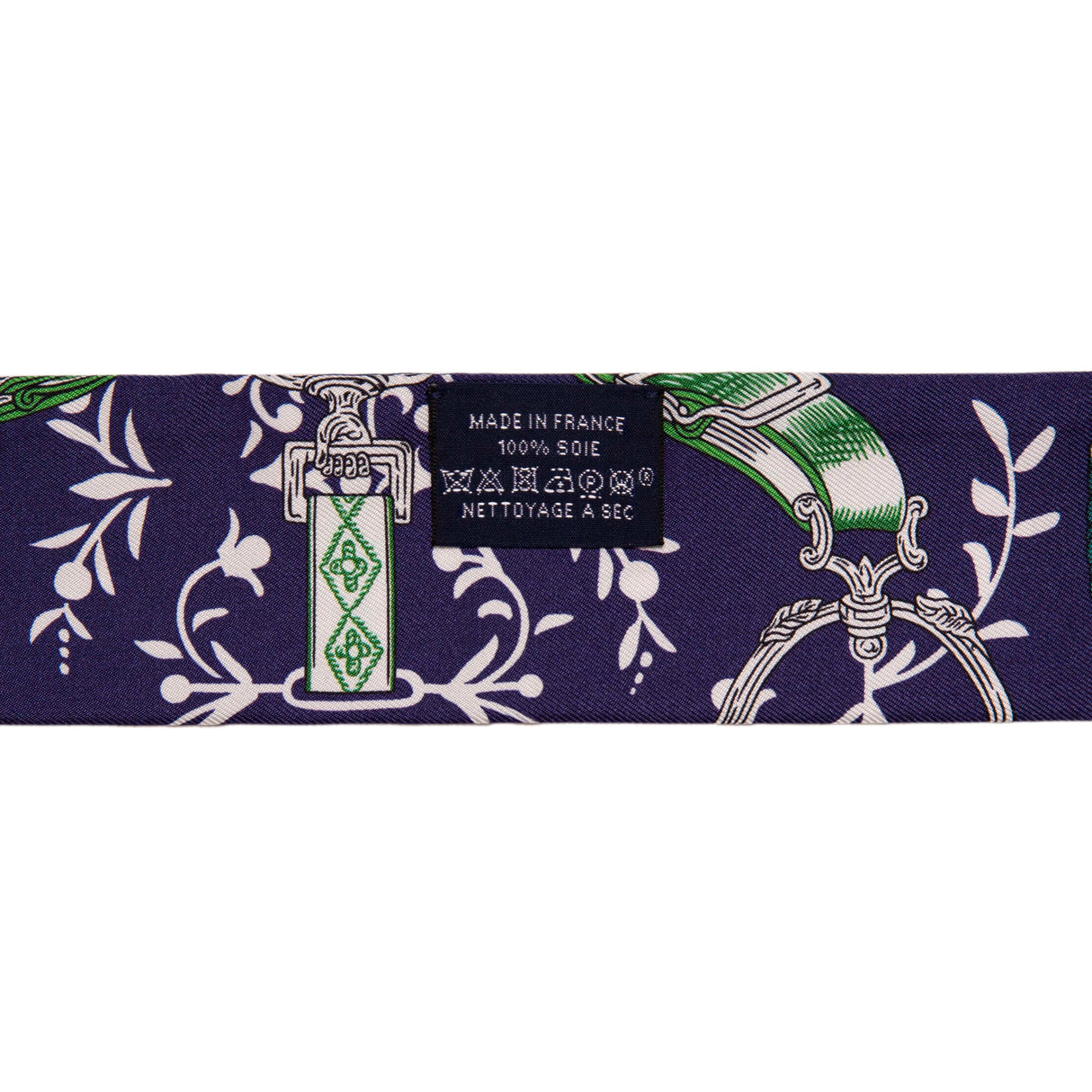 Hermes Indigo Silk Etriers Remix Twilly Accessories Hermes