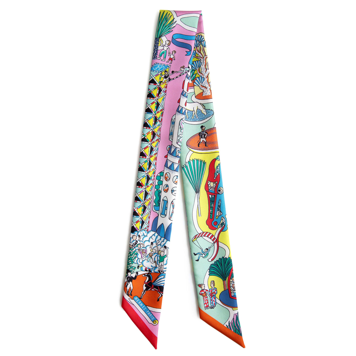 Hermes Silk Exposition Universelle Twilly Accessories Hermes