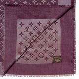 Louis Vuitton Purple Monogram Shine Shawl