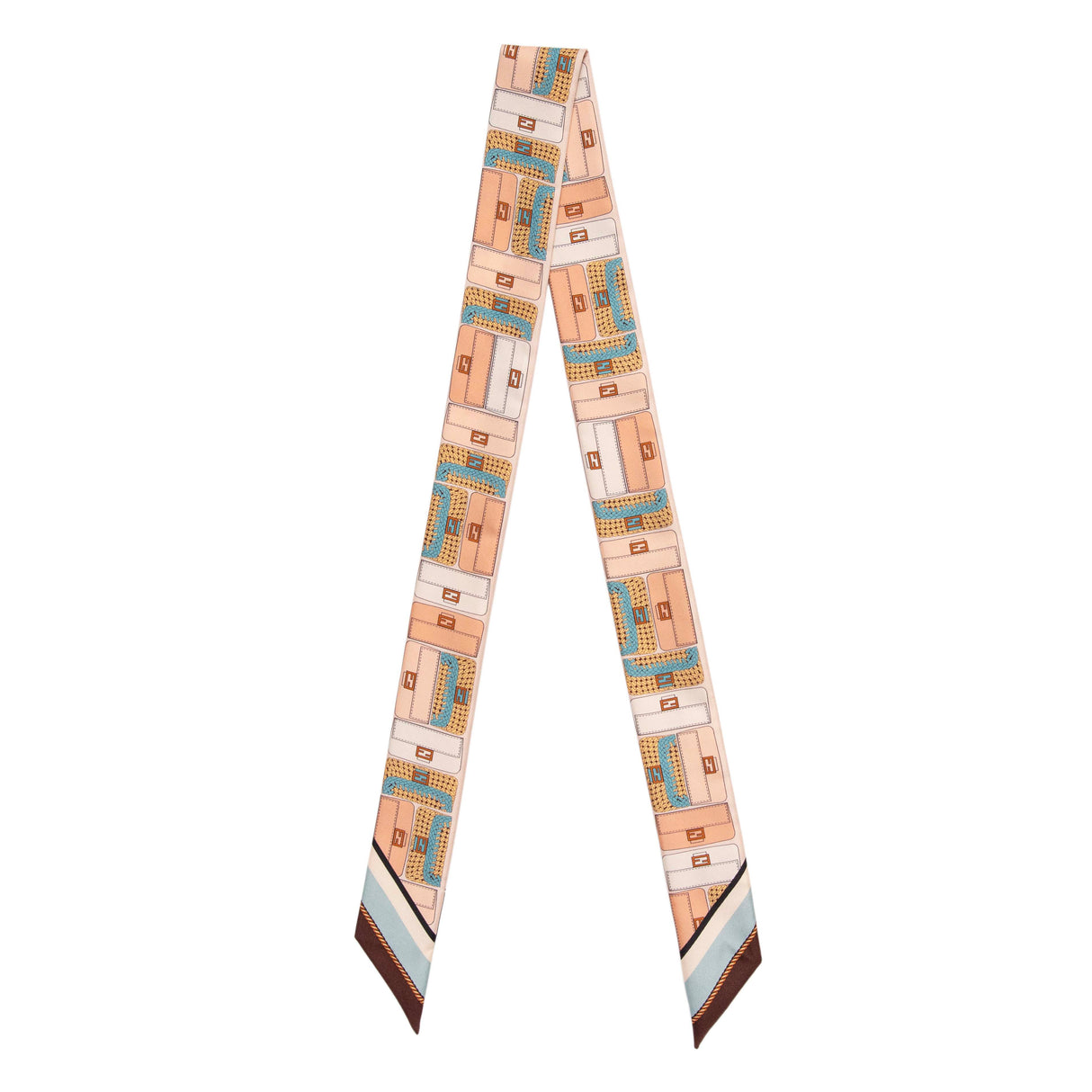 Fendi Silk Wrappy Bandeau Accessories Fendi